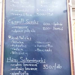 Édes Érzés Budapest - Étlap/itallap