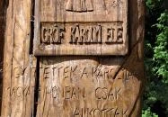 Égbekiáltó gyökerek köztéri alkotás Füzérradvány