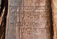 Égbekiáltó gyökerek köztéri alkotás Füzérradvány