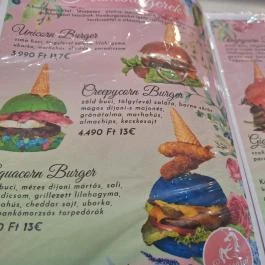 Egyszarvú Unicorn Bistro & More Budapest - Étlap/itallap