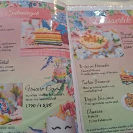 Egyszarvú Unicorn Bistro & More Budapest - Étlap/itallap