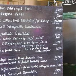 Eldorádó - Rákóczi téri Vásárcsarnok, Budapest - Étlap/itallap