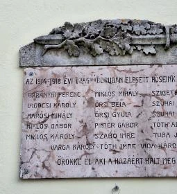 Első világháborús hősi emlékmű