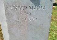 Ember Mária-mellszobor Abádszalók