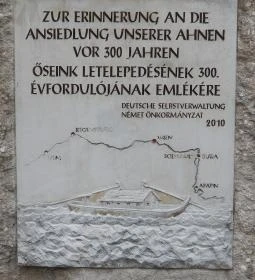 Emlékkő a solymári svábok betelepedésének 300. évfordulójára