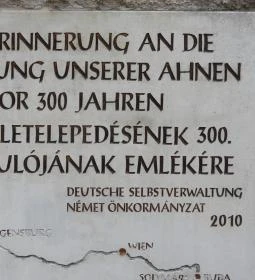 Emlékkő a solymári svábok betelepedésének 300. évfordulójára