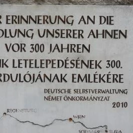 Emlékkő a solymári svábok betelepedésének 300. évfordulójára Solymár - Egyéb