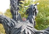 Ércnyelő-szobor Magyaregregy