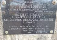 Erzsébet királyné-emlékkő Budapest