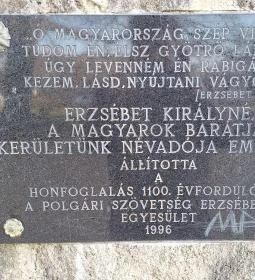 Erzsébet királyné-emlékkő