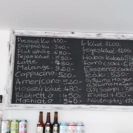 Esszencia Bisztró Tárnok - Étlap/itallap