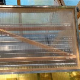 Este11 Budapest - Étlap/itallap