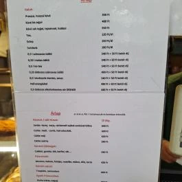 Eszem-Iszom Kuckó - Rákóczi téri Vásárcsarnok, Budapest - Étlap/itallap