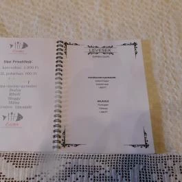 Eszter Panzió étterme, Szentbékkálla - Étlap/itallap