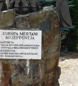 Európa mértani középpontja - Tállya