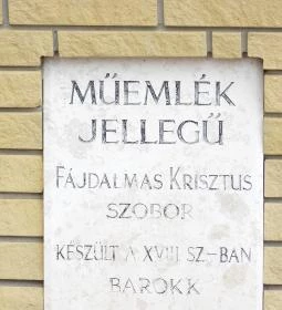 Fájdalmas Krisztus szobor