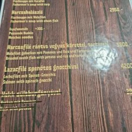 Family Étterem, Dunapataj - Étlap/itallap