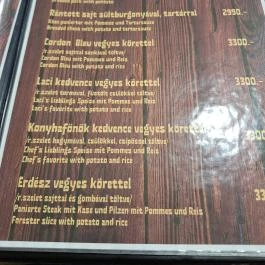 Family Étterem, Dunapataj - Étlap/itallap