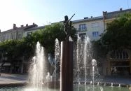 Faunok szökőkút Szombathely