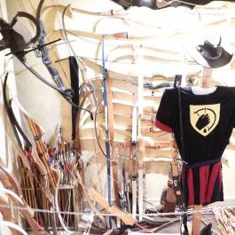 Fegyver kiállítás Szigliget - Belső