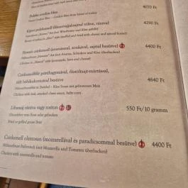  Fehér Akác Vendéglő Pér - Étlap/itallap