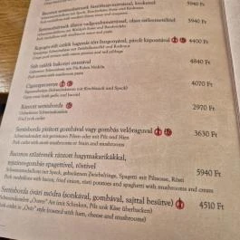  Fehér Akác Vendéglő Pér - Étlap/itallap