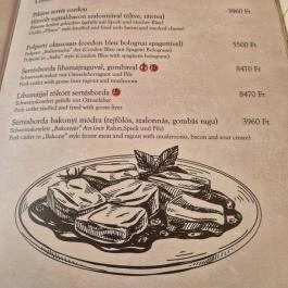  Fehér Akác Vendéglő Pér - Étlap/itallap