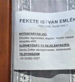 Fekete István Emlékház