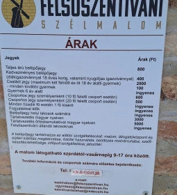  Felsőszentiváni szélmalom