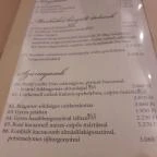 Fiáker Vendéglő & Panzió Zalaszentgrót - Étlap/itallap