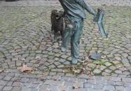 Fiú kutyával Szolnok