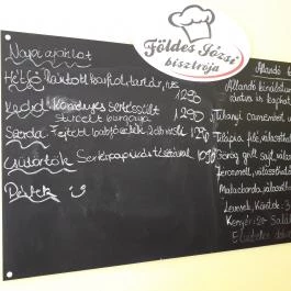 Földes Józsi Bisztrója - Újbuda Budapest - Étlap/itallap