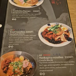 Food House Budapest - Étlap/itallap