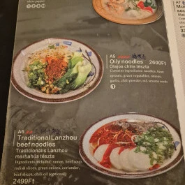 Food House Budapest - Étlap/itallap