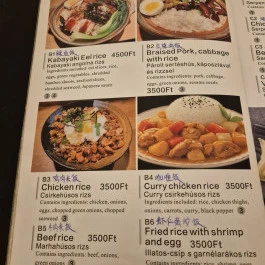 Food House Budapest - Étlap/itallap
