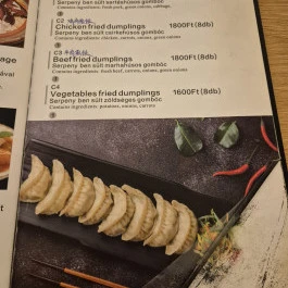 Food House Budapest - Étlap/itallap