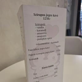 Freddo Café & Cake , Budapest - Étlap/itallap