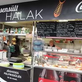 Frissensült Halak - Fehérvári úti Vásárcsarnok Budapest - Belső