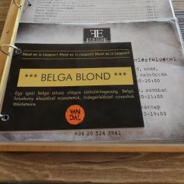 Für Elise Bisztró, Martonvásár - Étlap/itallap