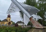 Gagarin-mellszobor Gyulaháza