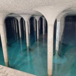 Gellérthegyi víztároló Budapest - Belső