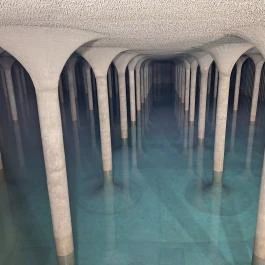 Gellérthegyi víztároló Budapest - Belső