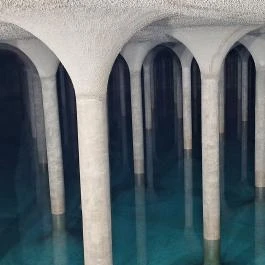 Gellérthegyi víztároló Budapest - Belső