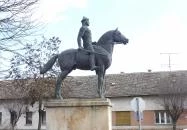 Géza fejedelem lovas szobra Verőce