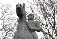 Géza fejedelem lovas szobra Verőce