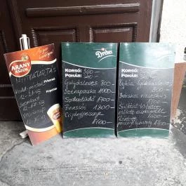 Gigler Vendéglő Budapest - Étlap/itallap