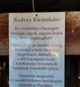 Gödörházi harangláb
