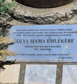 Gólya-mama emlékére