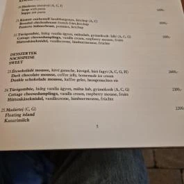 Gólyafészek Vendéglő, Pápa - Étlap/itallap