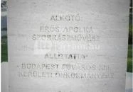 Göncz Árpád szobra Budapest